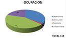 Participantes por Ocupación